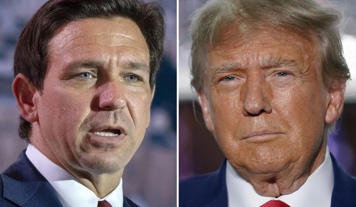 Trump presses counterprogramming edge, cast shadow over DeSantis 99-county milestone
