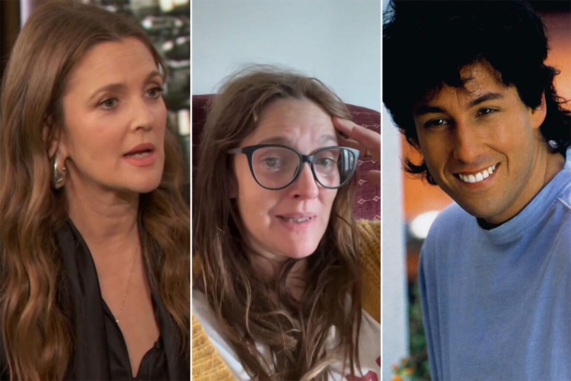 Drew Barrymore Explains Why Adam Sandler Made Her Emotional When She Rewatched ‘The Wedding Singer’ For The First Time In 25 Years