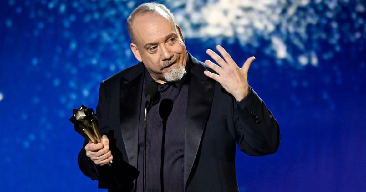 Paul Giamatti's Burger Joke At Critics Choice Awards Is Well Done