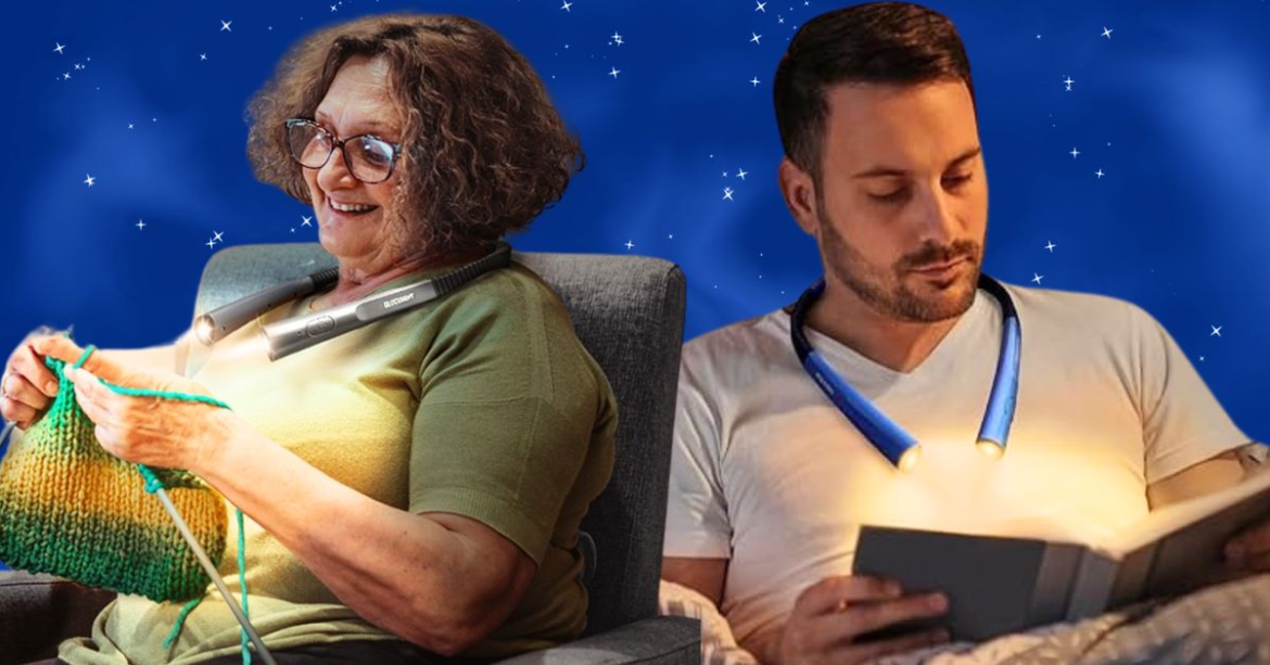 This Hands-Free Neck Light Has So Many Practical Uses