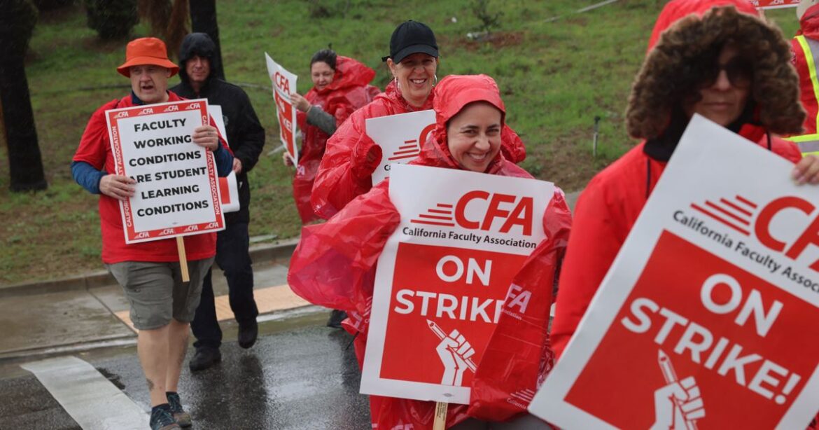 Thousands Of California State University Workers Launch Massive Strike