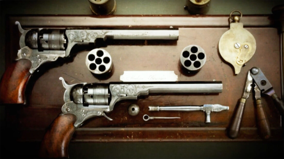1836: Samuel Colt received a U.S. patent for the Colt revolver, a revolutionary design that would go on to become a symbol of the American West and alter the landscape of warfare and personal defense.