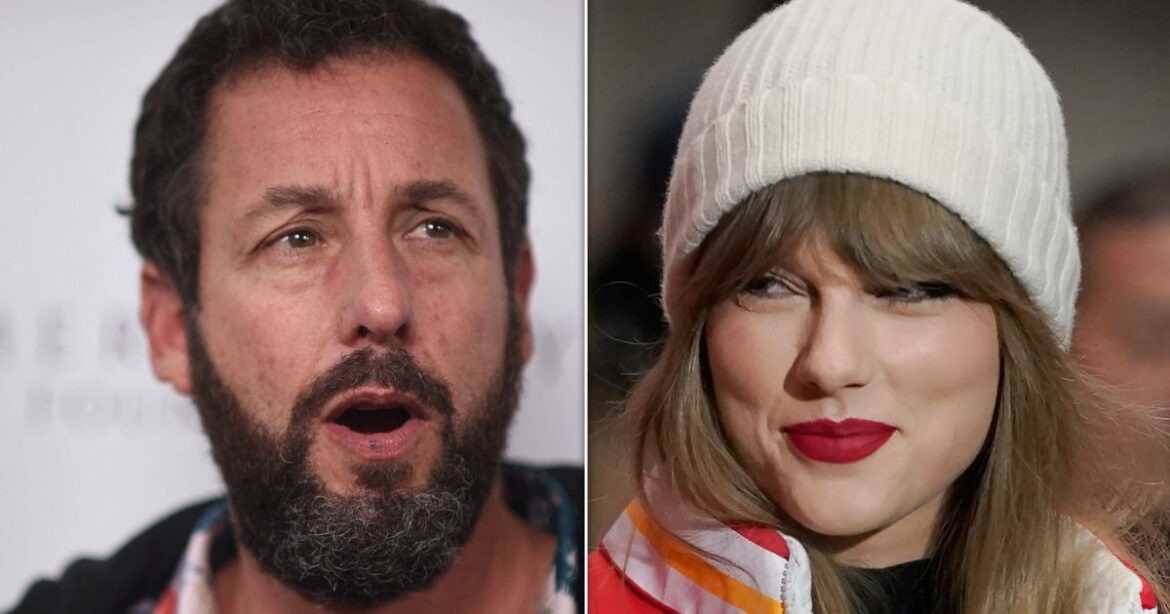 Adam Sandler Reveals Why He Gets ‘A Little Jumpy’ Around Taylor Swift