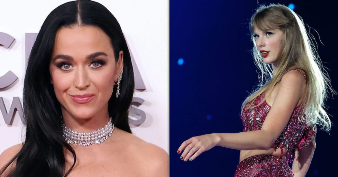 Katy Perry Went To A Taylor Swift Concert And Did The Most Iconic Thing