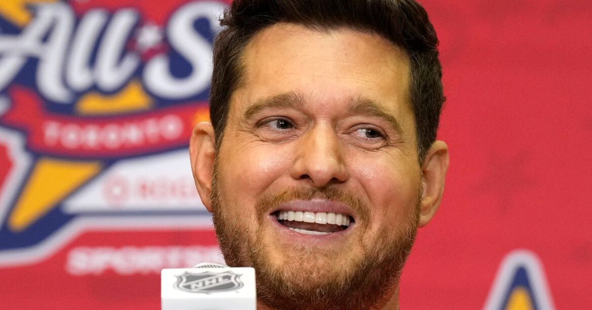 Michael Buble Denies He's High On Mushrooms At NHL Event