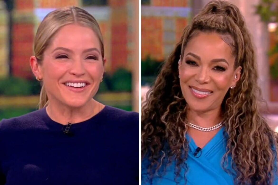 Sara Haines Bursts Into Hysterics After Sunny Hostin Pokes Fun At Her For Dating “A Lot Of Black Men” On ‘The View’: “Did Y’all Know That?”