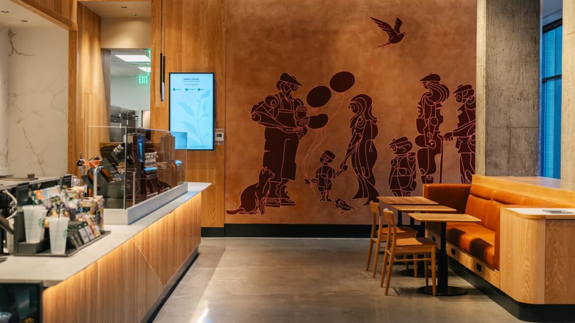 Starbucks has a new accessible store design. Take a look inside