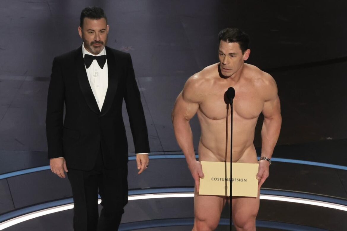 Oscars 2024: Fully Naked John Cena Earns Huge Laughs With “Streaker” Bit Gone Awry