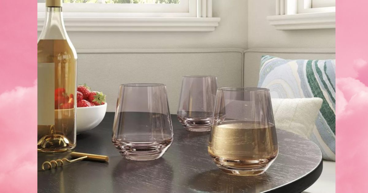 The Cutest Colorful Drinking Glasses From Target