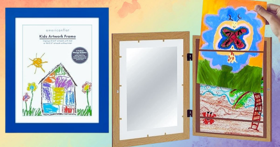 This Changeable Frame Makes It Easy To Switch Up Kids' Art