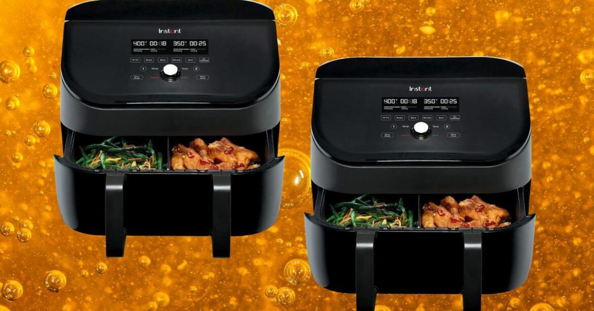 This Large Dual Basket Air Fryer Is 29% Off On Amazon